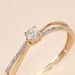 Bague Solitaire Asia Or Jaune Diamant - Solitaires Femme | Marc Orian