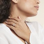 Alliance Matheo Ruban Plat Or Blanc - Alliances personnalis&eacute;es Unisex | Marc Orian