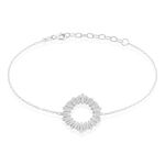 Bracelet Doretta Argent Blanc Oxyde De Zirconium - Bracelets fantaisie Femme | Marc Orian