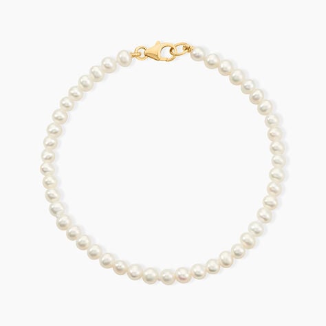 Bracelet Macy Or Jaune Perle De Culture - Bracelets cha&icirc;nes Femme | Marc Orian