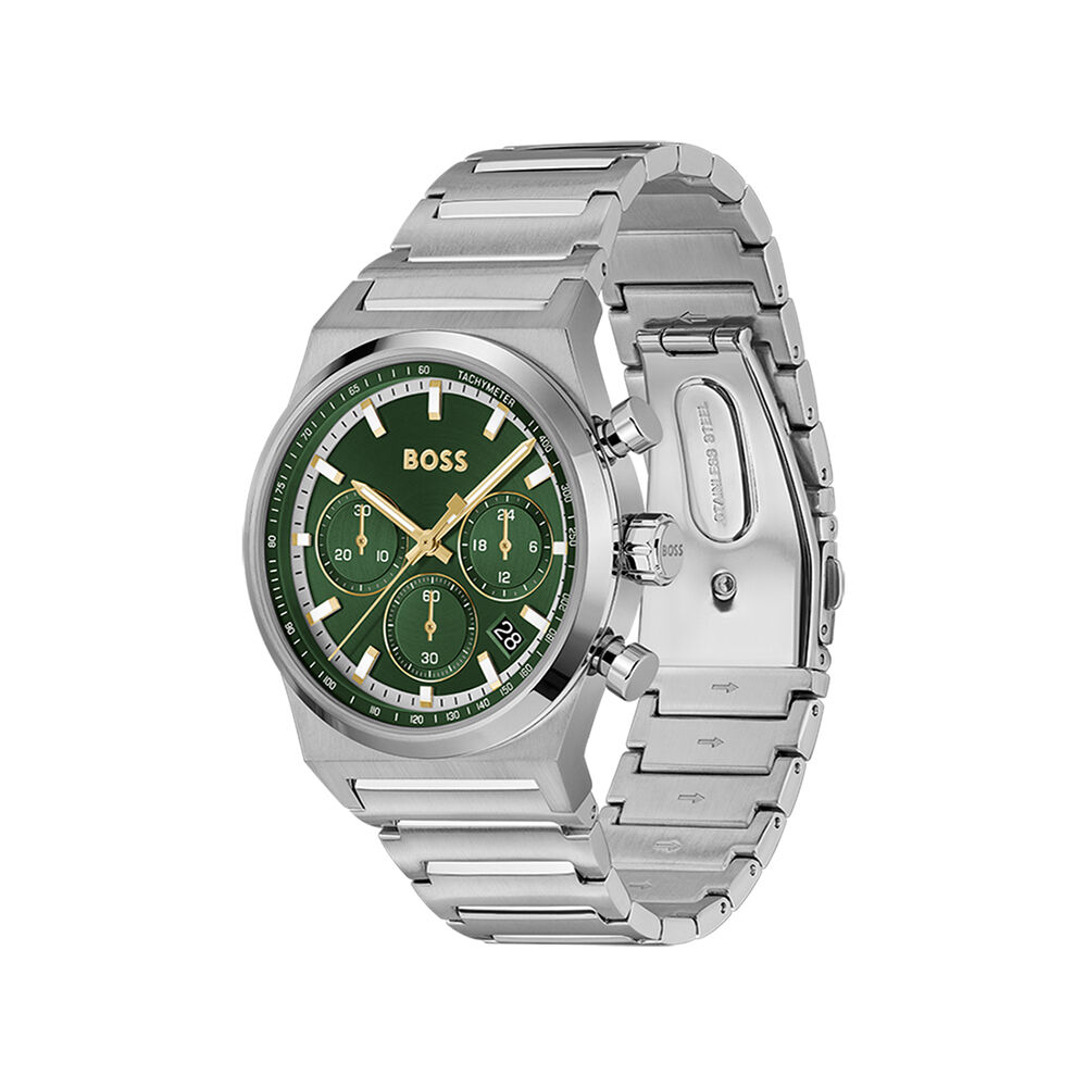 Montre Boss Candor Chrono Vert - Fête des pères Homme | Marc Orian