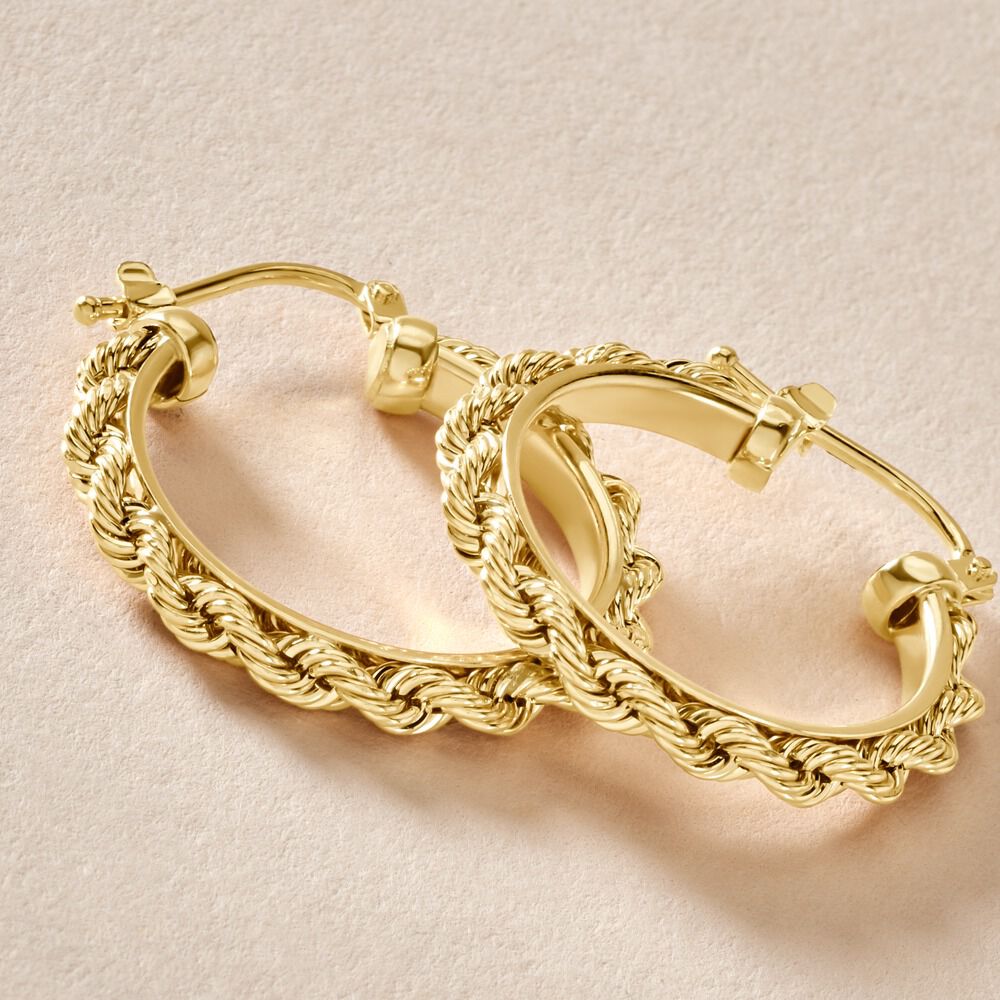 Creoles Cordelia Or Jaune - Cr&eacute;oles Femme | Marc Orian