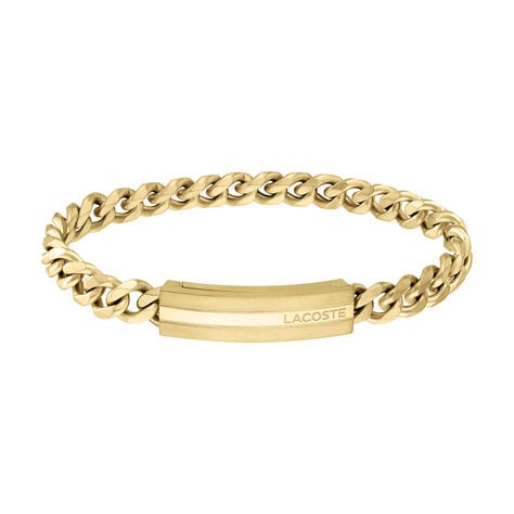 Bracelet Lacoste Adventurer Acier Jaune - Bracelets cha&icirc;nes Homme | Marc Orian
