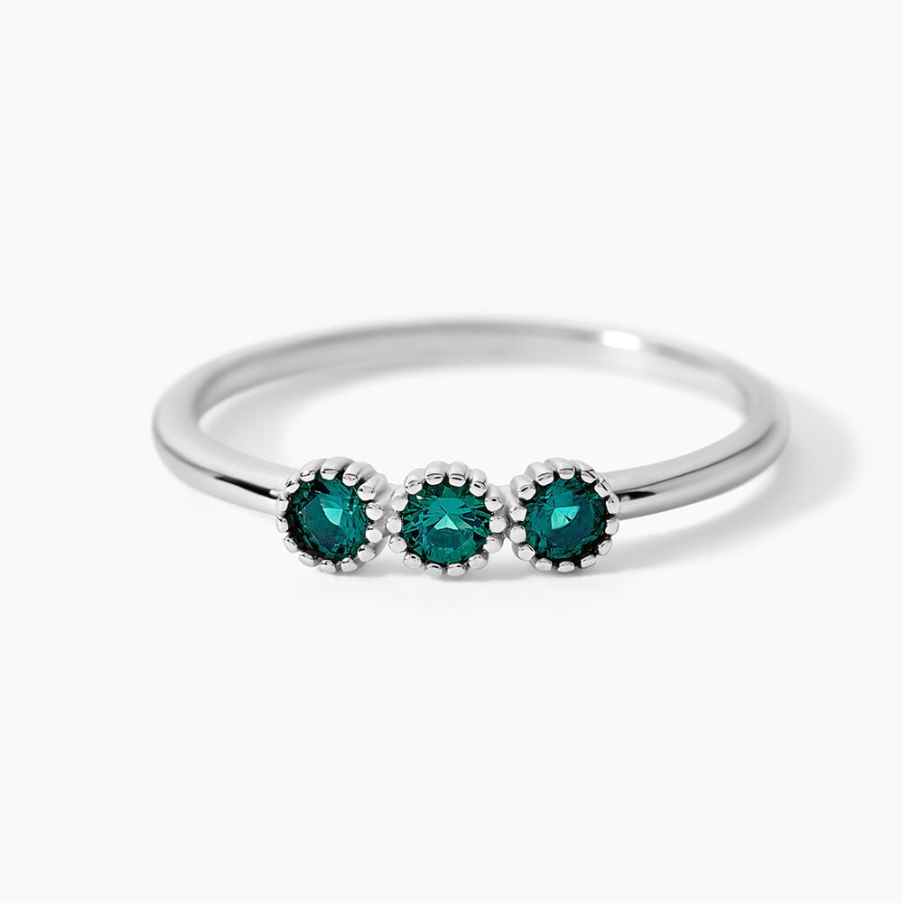 Bague Kasey Argent Blanc Oxyde De Zirconium - Bijoux fantaisie Femme | Marc Orian