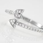 Bague Argent Blanc Caolan Oxydes De Zirconium - Bijoux fantaisie Femme | Marc Orian