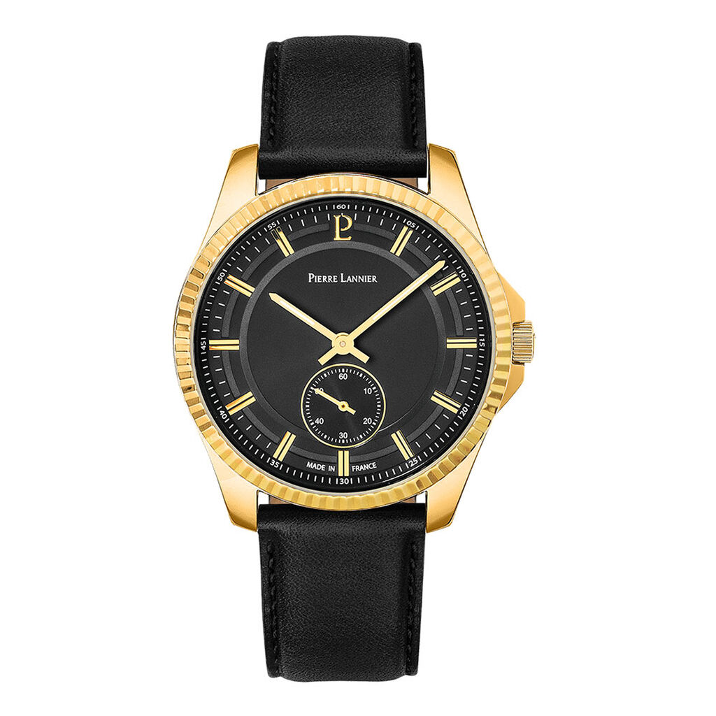Montre Pierre Lannier Metropolitain Noir - HIMHJQN1780 • Marc Orian