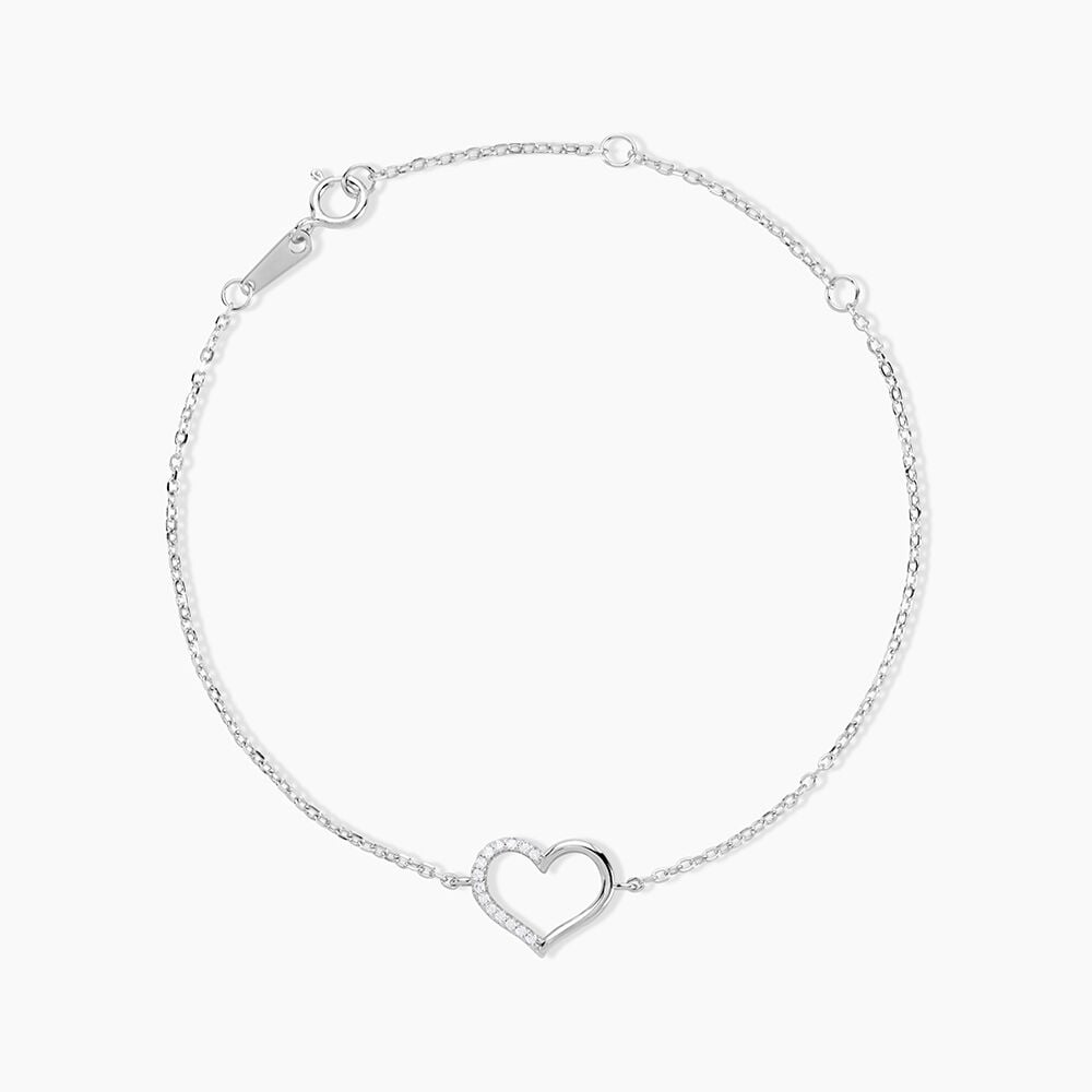 Bracelet Bertille Argent Blanc Oxyde De Zirconium - Bracelets fantaisie Femme | Marc Orian