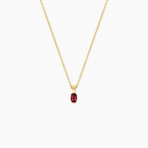 Collier Poem Argent Jaune Tourmaline - Colliers avec pierres Femme | Marc Orian