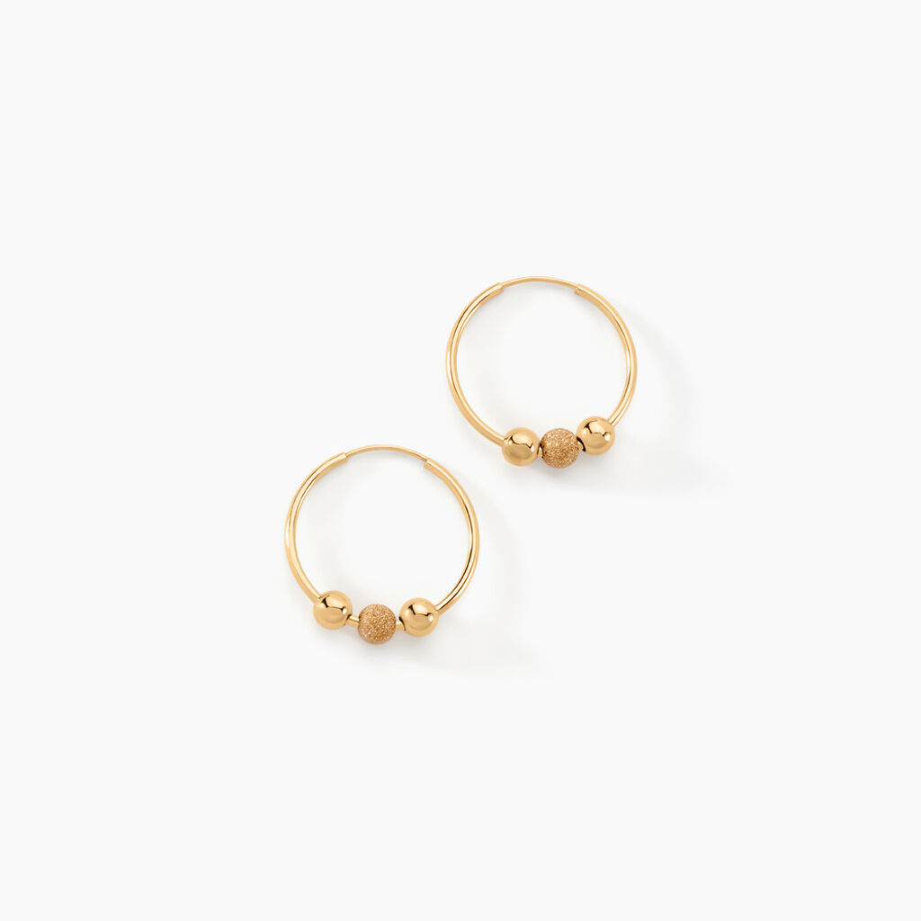 Cr&eacute;oles Brava Or Jaune - Cr&eacute;oles Femme | Marc Orian