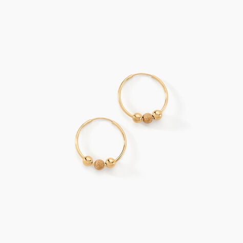 Cr&eacute;oles Brava Or Jaune - Cr&eacute;oles Femme | Marc Orian