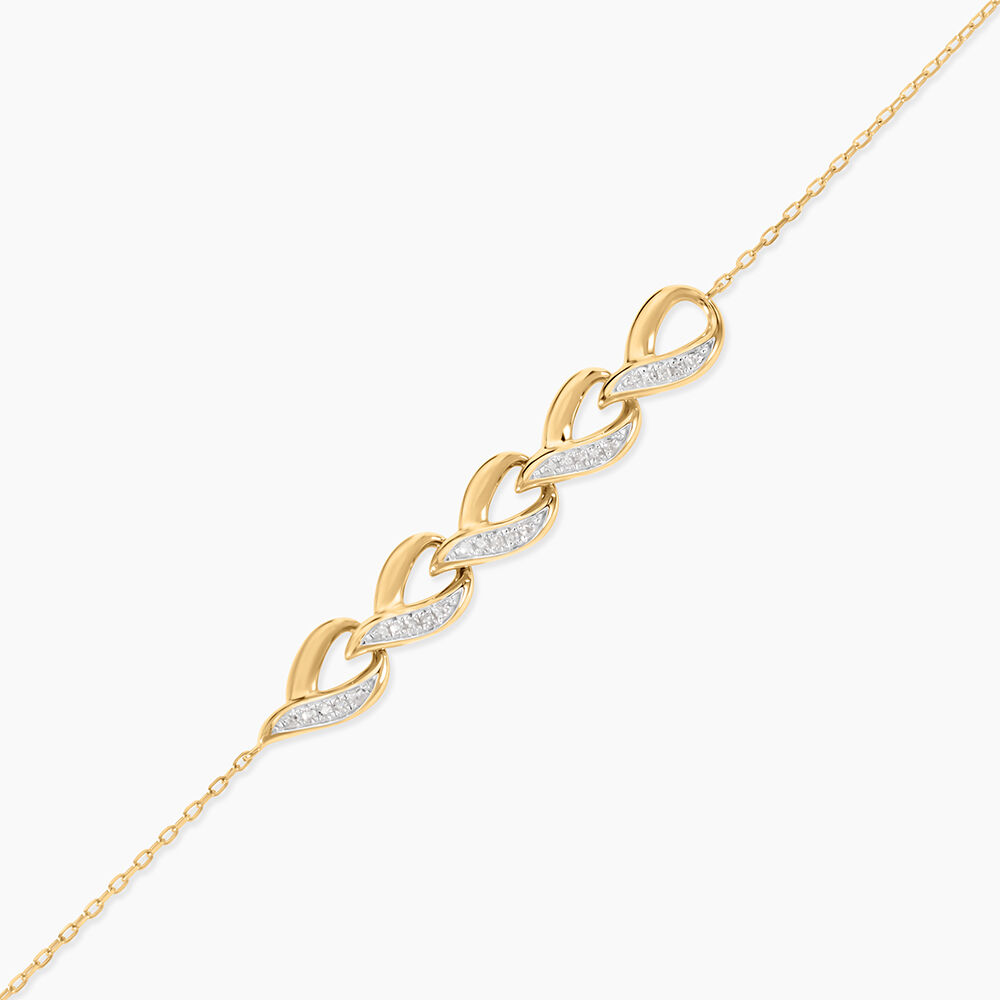 Bracelet Khayrat Or Jaune Diamant - Bracelets cha&icirc;nes Femme | Marc Orian