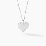 Pendentif Lisa Or Blanc - Bijoux personnalis&eacute;s Femme | Marc Orian