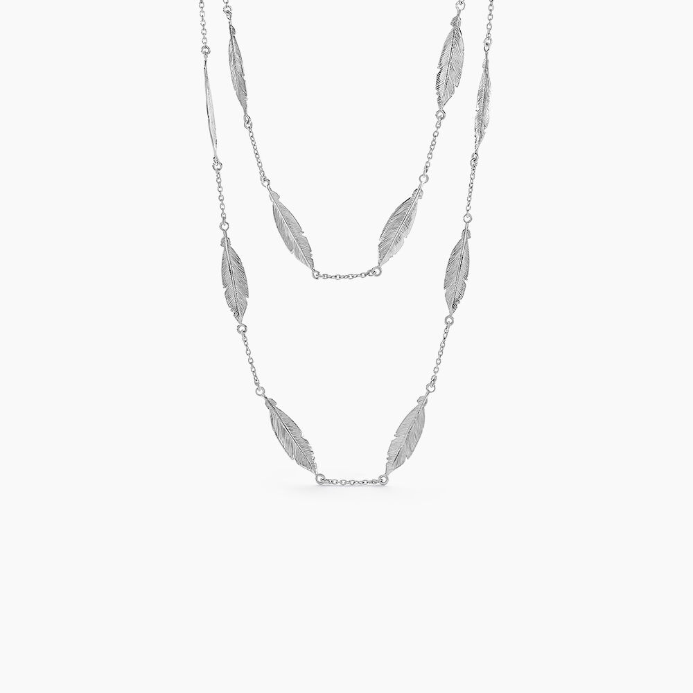 Collier Elaine Argent Blanc -  Femme | Marc Orian