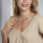 Collier Linda Argent Blanc - Colliers fantaisie Femme | Marc Orian