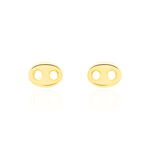 Boucles D'oreilles Puces Cara Or Jaune - Puces Famille | Marc Orian