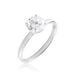 Bague Solitaire Stella Argent Blanc Oxyde De Zirconium - Solitaires Femme | Marc Orian