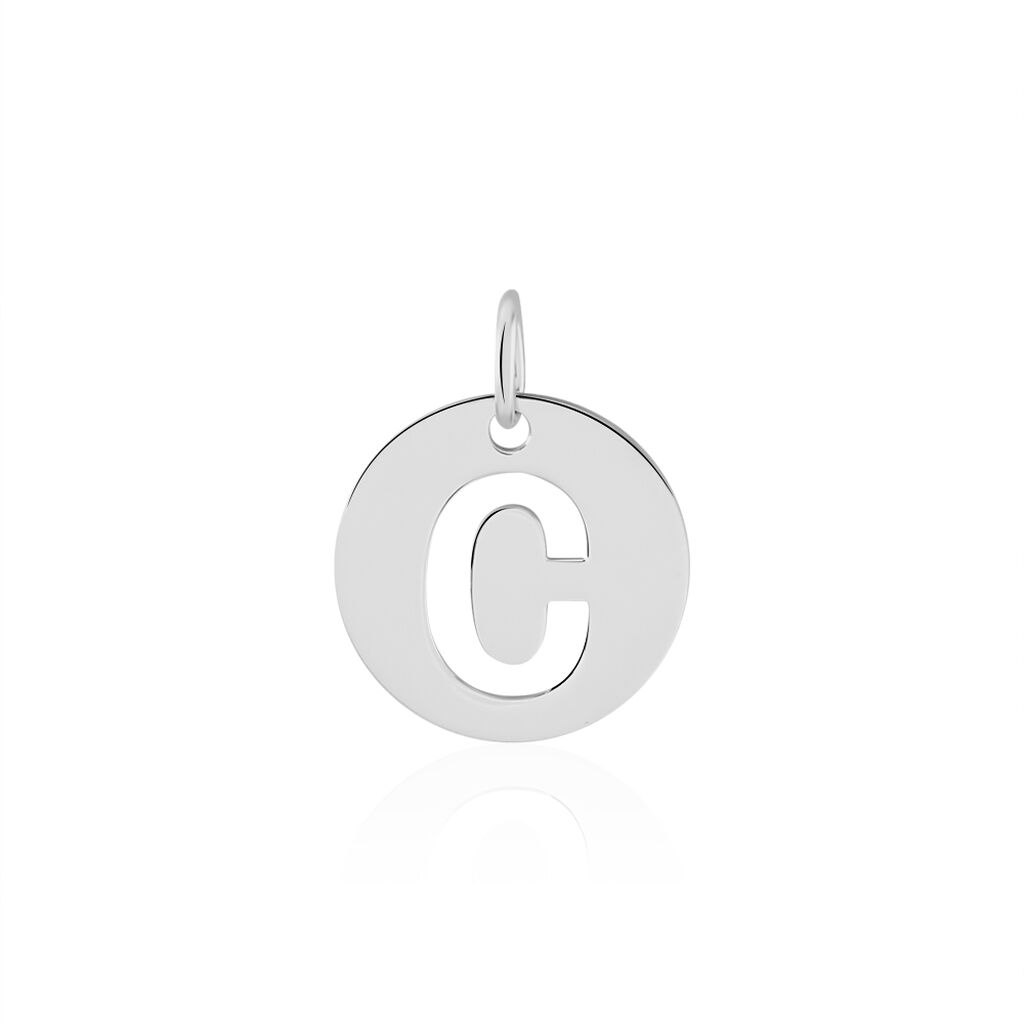 Pendentif Elio C Argent Blanc - Pendentifs Famille | Marc Orian