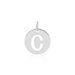Pendentif Elio C Argent Blanc - Pendentifs Famille | Marc Orian