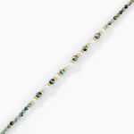 Bracelet Acier Jaune Turquoise - Bracelets cha&icirc;nes Femme | Marc Orian