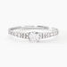 Bague Solitaire Francoise-marie Or Blanc Oxyde De Zirconium - Solitaires Femme | Marc Orian
