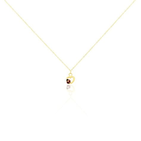 Collier Hydrangee Or Jaune - Colliers ete Enfant | Marc Orian