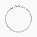 Bracelet Tissia Argent Blanc - Bracelets fantaisie Femme | Marc Orian