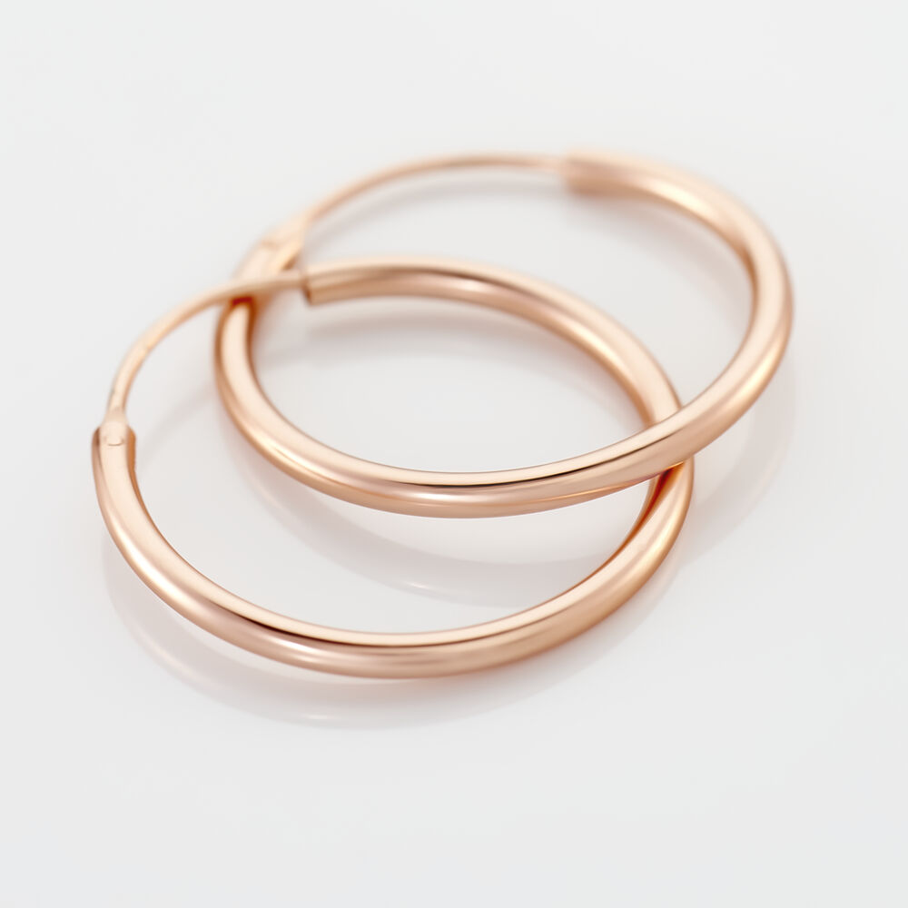 Créoles Argent Rose Olympia - Créoles Femme | Marc Orian
