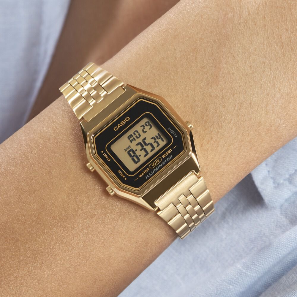Montre Casio Collection Vintage Champagne - Montres étanches Femme | Marc Orian