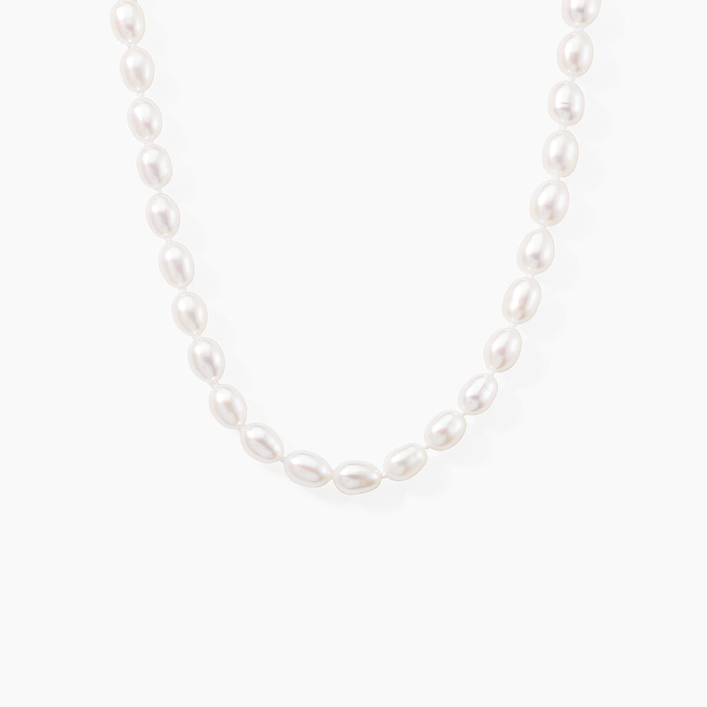 Collier Giustina Or Jaune Perle De Culture - Colliers avec pierres Femme | Marc Orian