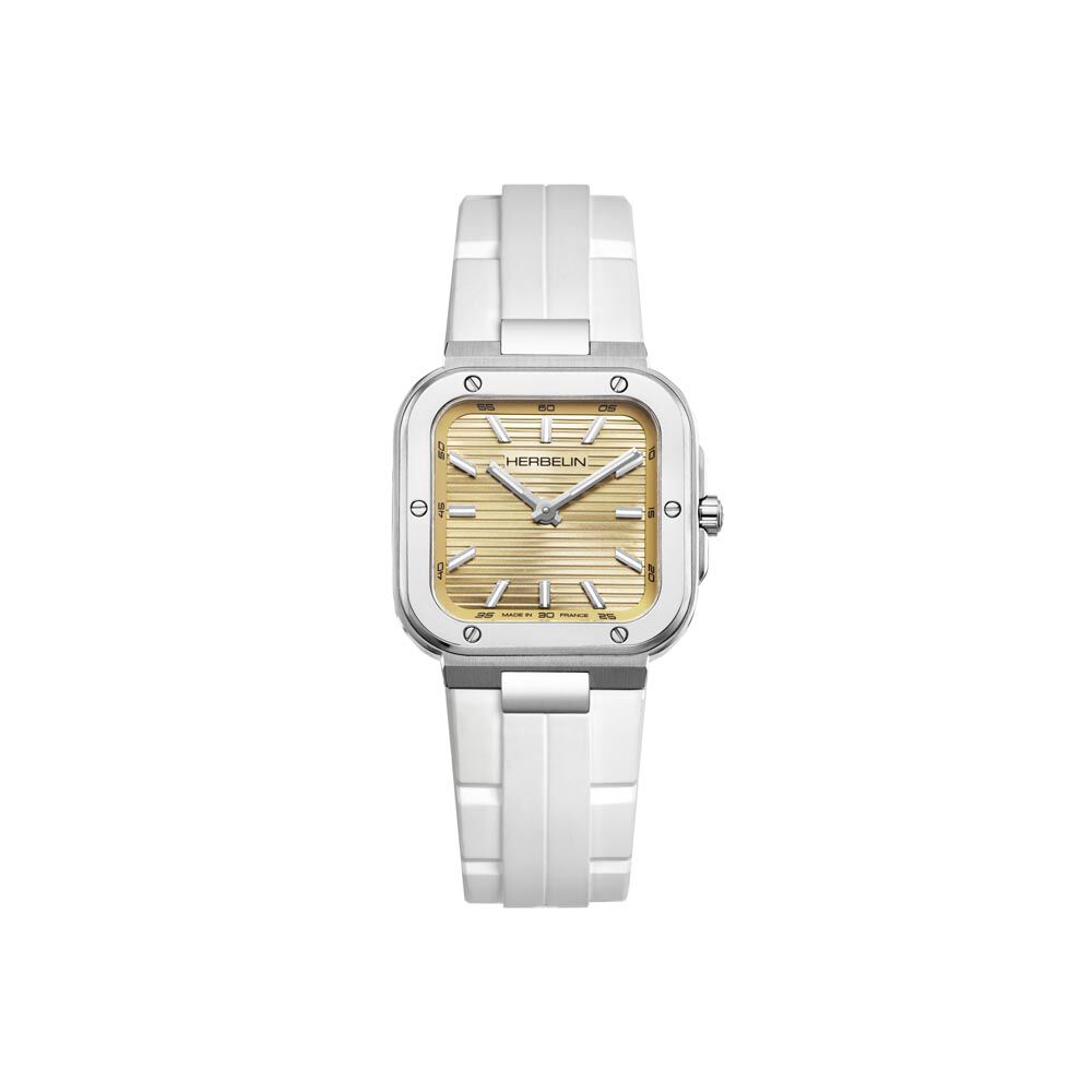 Montre Herbelin Cap Camarat Square Champagne - Montres étanches Femme | Marc Orian