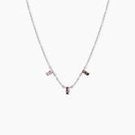 Collier Dion Argent Blanc Oxyde De Zirconium - Colliers avec pierres Femme | Marc Orian