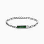 Bracelet Lacoste Spelt Acier Blanc - Bracelets cha&icirc;nes Homme | Marc Orian