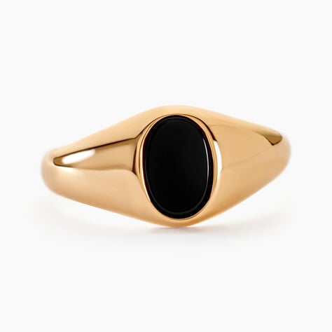 Chevalière Kauai Plaqué Or Jaune Pierre De Synthese - Chevalières Homme | Marc Orian