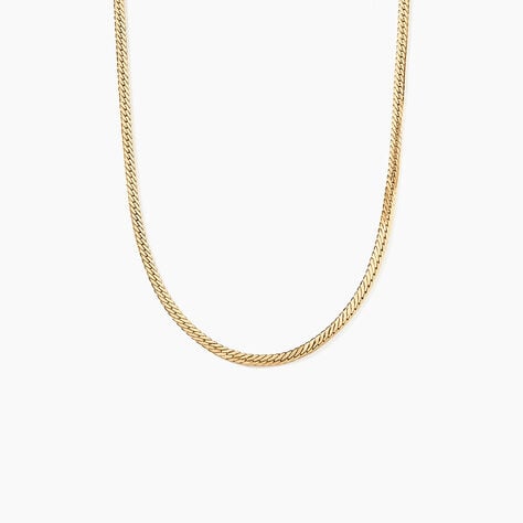 Collier Or Jaune Izel Maille Anglaise - Chaines Femme | Marc Orian