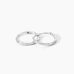 Cr&eacute;oles Valerina Or Blanc - Cr&eacute;oles Femme | Marc Orian