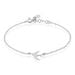 Bracelet Voline Argent Blanc - Bracelets chaînes Femme | Marc Orian