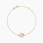Bracelet Soleil Eternel Or Jaune Nacre - Bracelets cha&icirc;nes Femme | Marc Orian