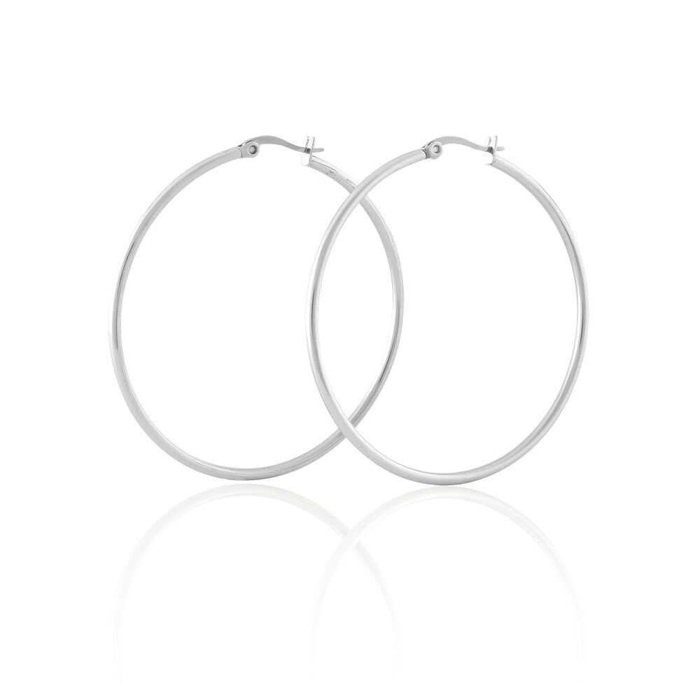 Cr&eacute;oles Carmela Acier Blanc - Cr&eacute;oles Femme | Marc Orian