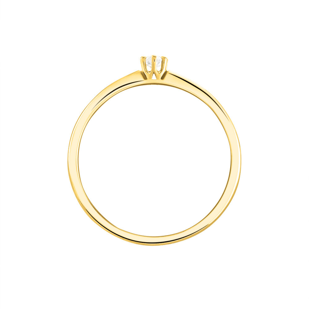 Bague Solitaire Samantha Or Jaune Diamant - Solitaires Femme | Marc Orian