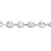 Bracelet Carrus Maille Grain De Cafe Argent Blanc - Bracelets mailles Homme | Marc Orian