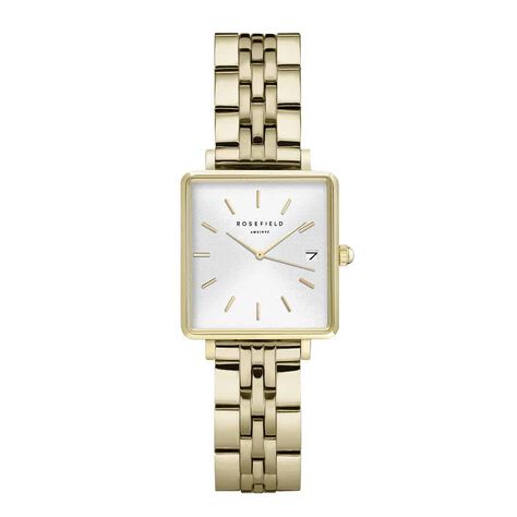 Montre Rosefield The Mini Boxy Blanc - Montres &eacute;tanches Femme | Marc Orian