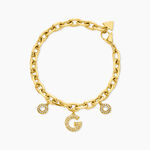 Bracelet Guess G Crystal Acier Jaune Oxyde De Zirconium - Bracelets cha&icirc;nes Femme | Marc Orian
