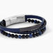 Bracelet Jourdan Hercule Cuir Multicolore Onyx Lapis Lazuli - Bracelets cuir Homme | Marc Orian