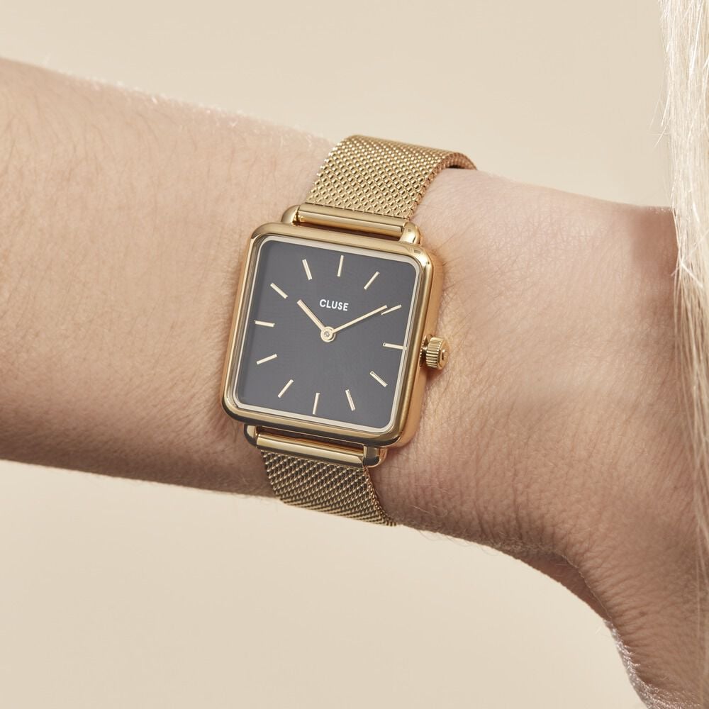 Montre Cluse Tetragone Noir - Montres étanches Femme | Marc Orian