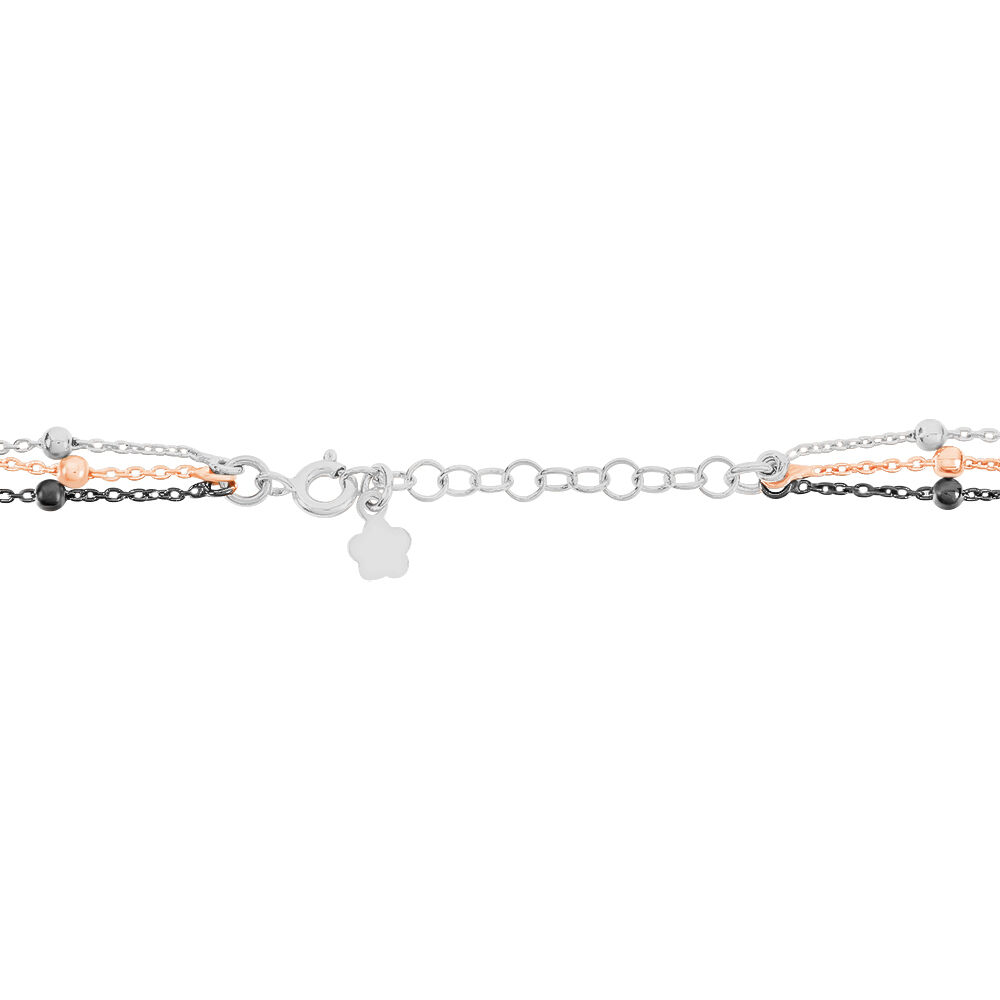 Bracelet Anfel Argent Tricolore - Bracelets fantaisie Femme | Marc Orian