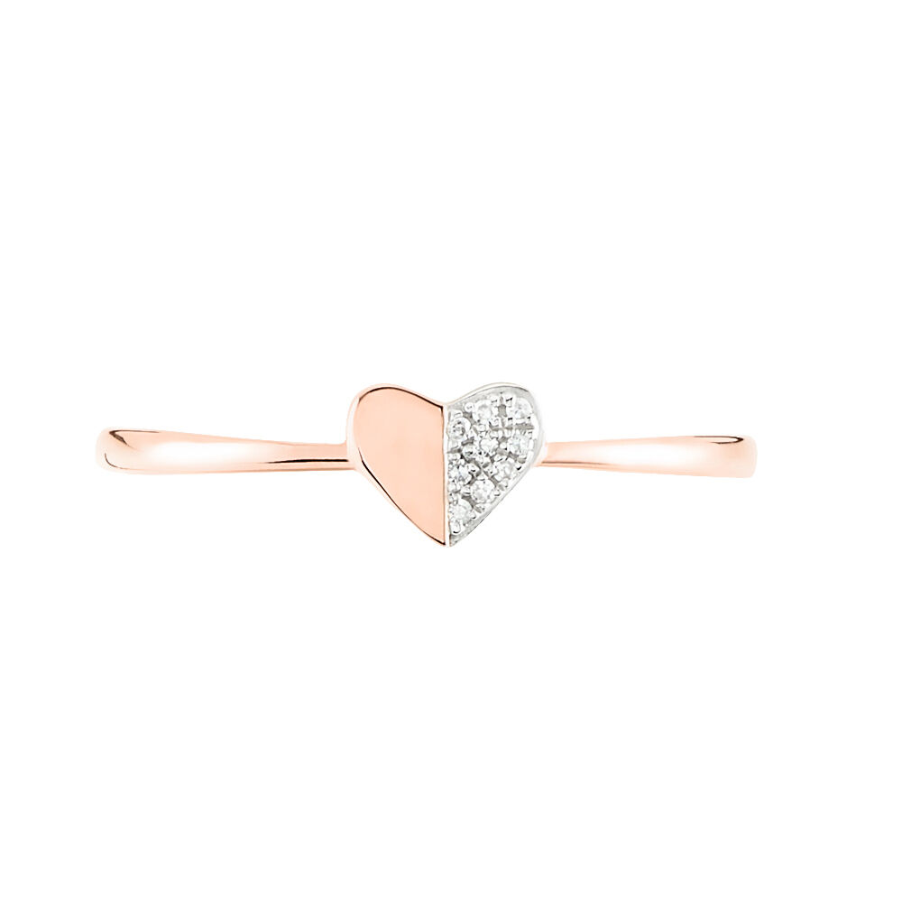 Bague Emilia Or Rose Diamant - Bagues pierres précieuses Femme | Marc Orian