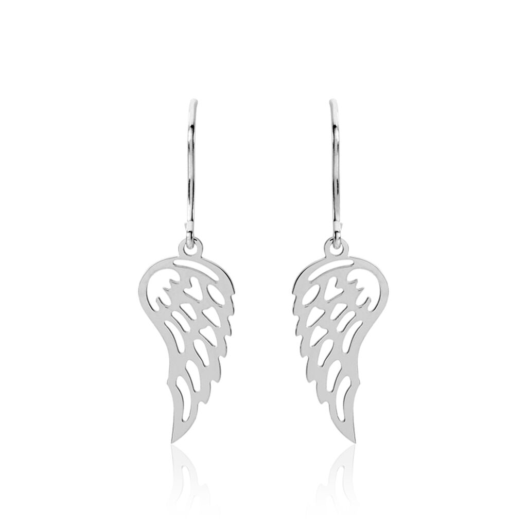 Boucles D'oreilles Pendantes Aitana Argent Blanc - Pendantes Femme | Marc Orian