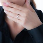 Alliance Filipine Demi Jonc Classique Argent Blanc - Alliances classiques Famille | Marc Orian