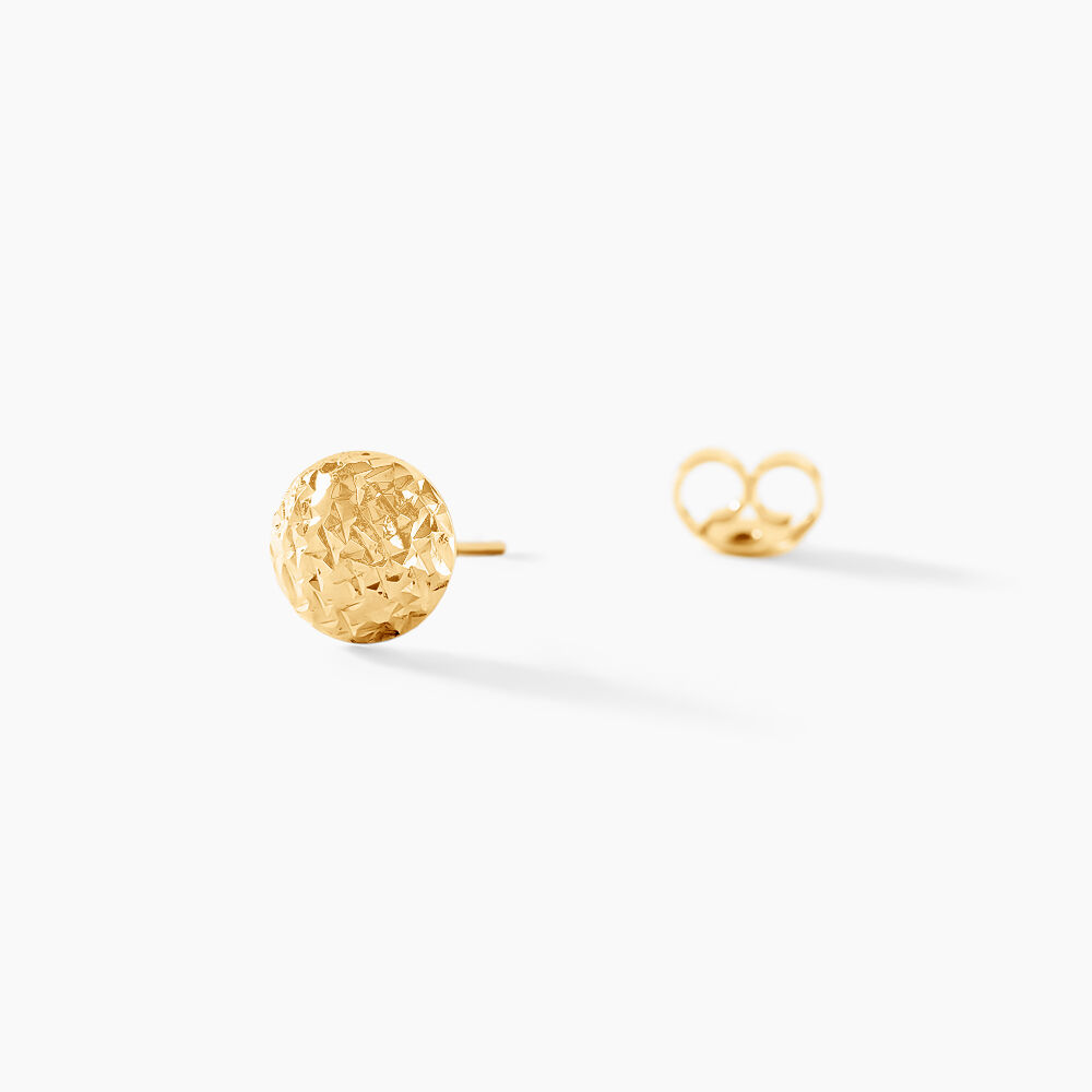 Boucles D'oreilles Puces Bernia Or Jaune - Puces Femme | Marc Orian