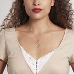 Boucles D'oreilles Puces Emy V Argent Blanc Oxyde De Zirconium - Puces Femme | Marc Orian